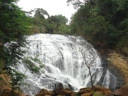 brazil pedra bonita waterfall
