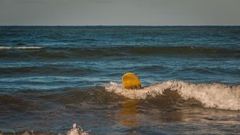 surfing on the beach