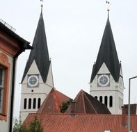 Willibaldschor cathedral and buildings