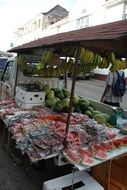 fruit market in Grenada