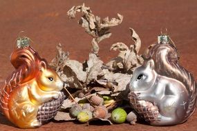 Christmas toys in the form of protein