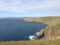 land edge by the sea