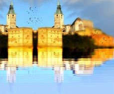 Reflection of the castle