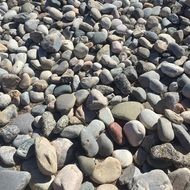 dry beach pebbles