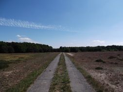 free soil road through field