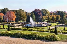 fountain in park Sanssouci