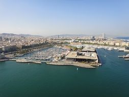 coastline of Barcelona