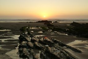 rocky sea beach