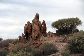 bizarre rocks in tenerife