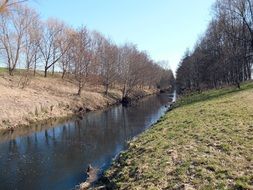 calm river amid the scenic shores