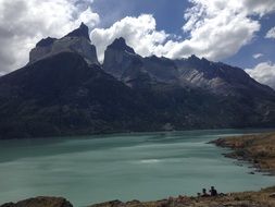 extraordinary beautiful patagonia lake