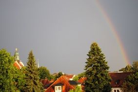 rainbow over altotting