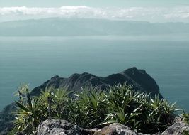 panoramic view of the picturesque coastline in tenerife