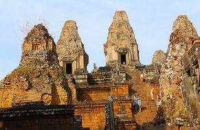 ancient architecture of Angkor Wat