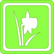 drawn spring icon