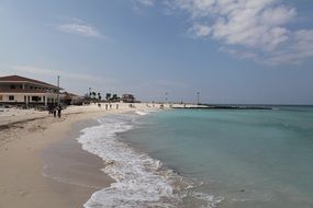 amazing beach on the jeju island
