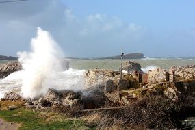 Atlantic Ocean spray