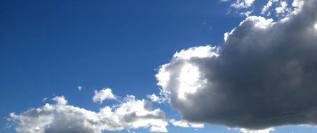 Beautiful white clouds