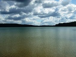 cloudy sky over water
