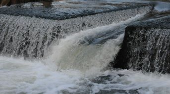 Landscape of White water cascade