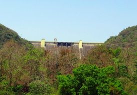 Supa Dam is built across Kalinadi