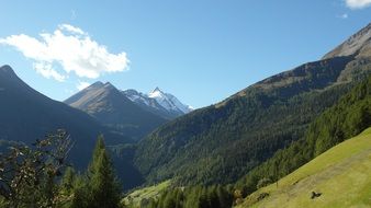 scenic mountain landscapes in Heiligenblut