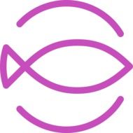 clipart of purple sea fish symbol