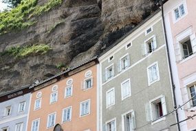 beautiful house facade, austria