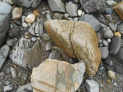 rocks colorful river stones