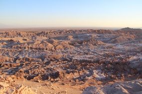 view of the desert in chile