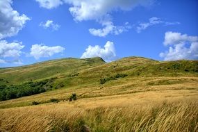 green mountains in poland