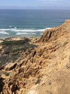 rocky coast near the sea