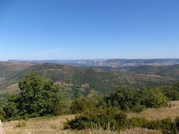 panoramic view of the site aire de montjaux