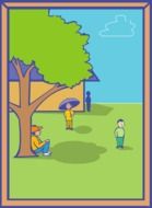 children in the park as an illustration