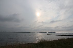 more sunset water landscape clouds