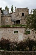 rustic building in a village