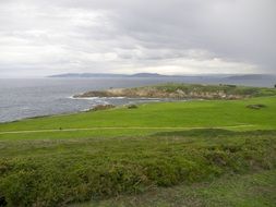 green sea coast