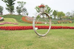 park decoration diamond ring