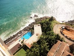 beach pool, brazil