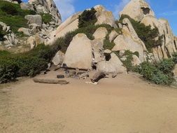 picnic area in sardinia