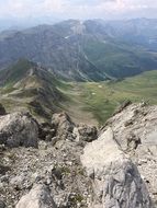 landscape of mountains in Davos