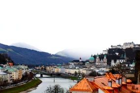cityscape of salzburg