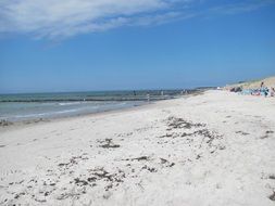 white beach baltic sea