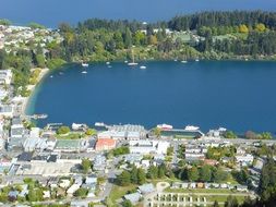 panorama of the picturesque harbor