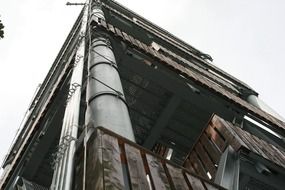 view tower at grey sky