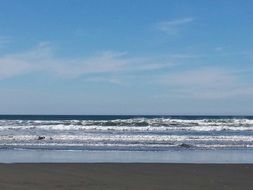 Landscape of the ocean beach