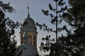 church tower landscape