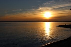 sunset over constance beach