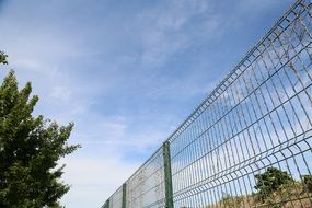 green fence in Cancelli