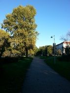 quiet street in Helsinki